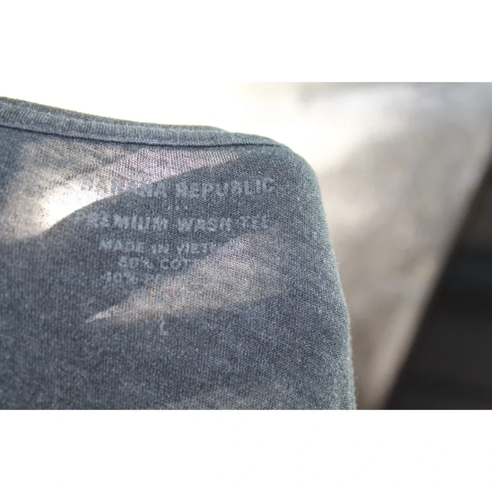 Banana Republic Men BLack Shirt Premuim Wash Casual Size Large